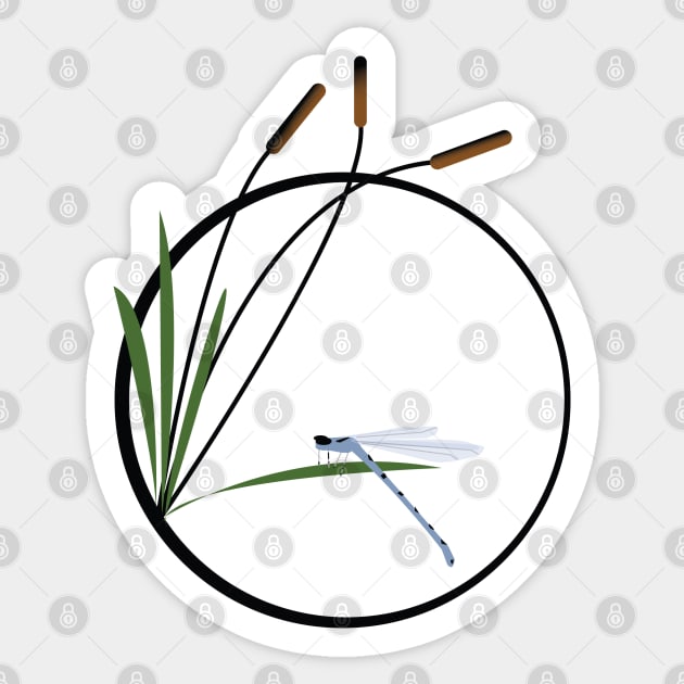 Dragonfly Sticker by DickinsonDesign